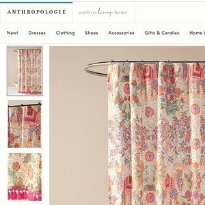 Anthropologie Matteo Shower Curtain-Brand New, unopened